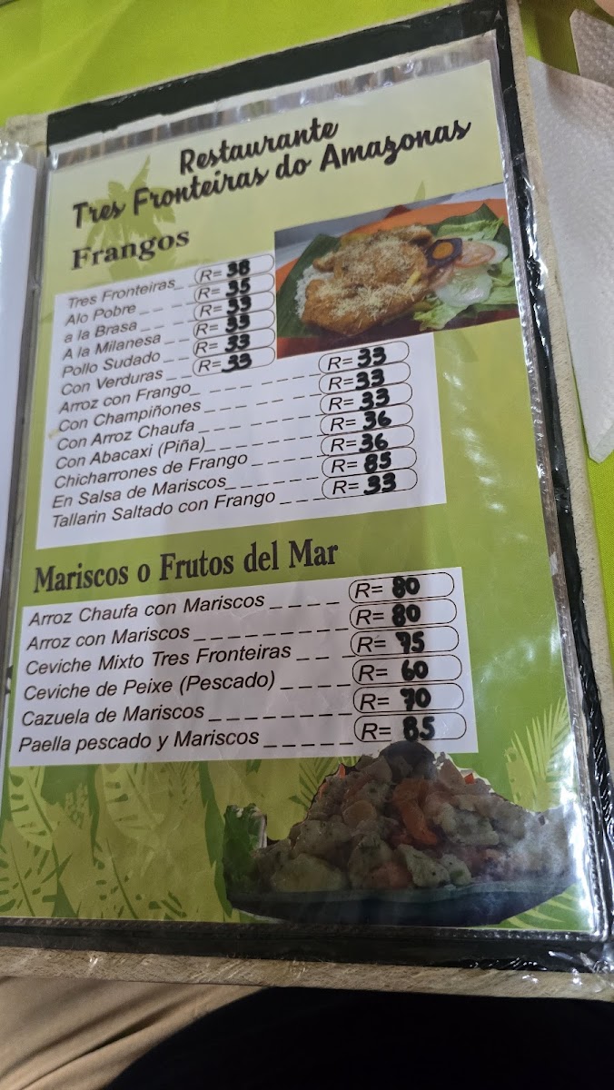 Menu Restaurante Tres Fronteiras-1