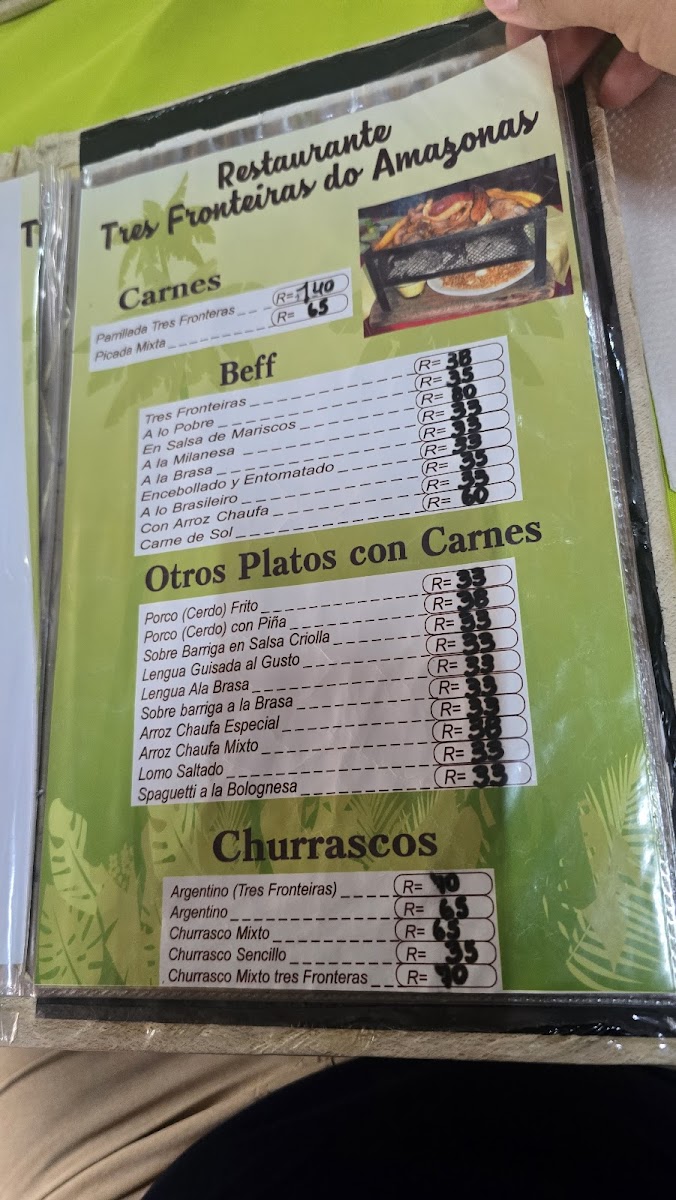 Menu Restaurante Tres Fronteiras-2